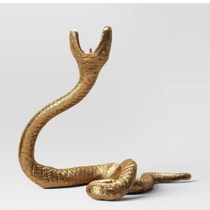 Halloween snake taper candle holder